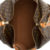 Louis Vuitton Vintage Monogram Canvas Keepall Bandouliere 45 Duffel Bag (SHF-20812)