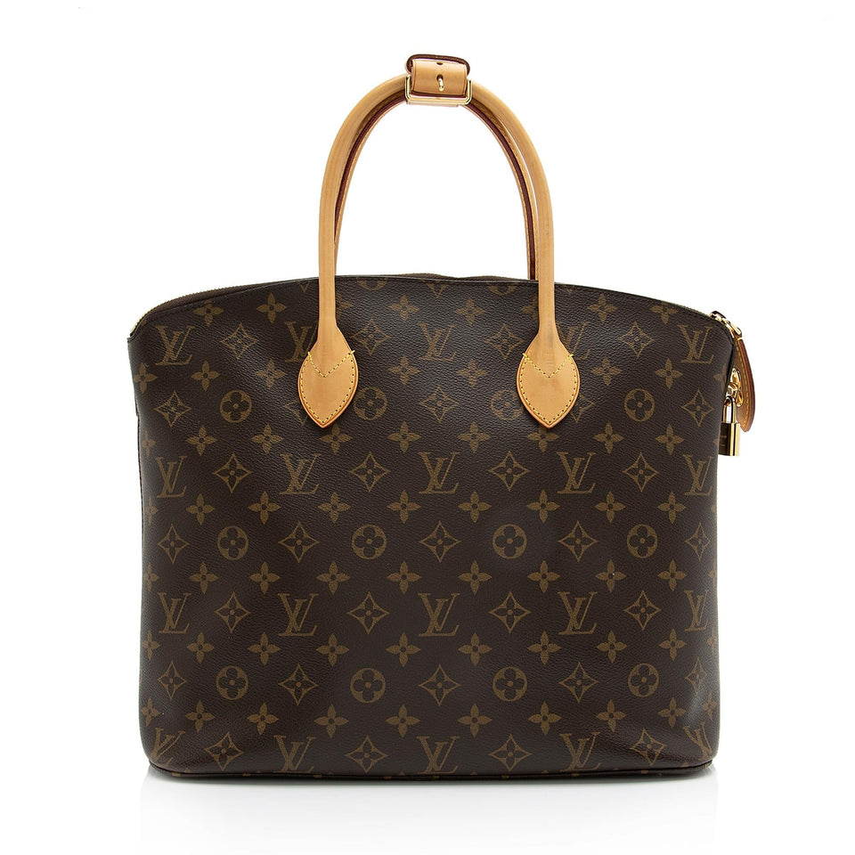 Louis Vuitton Monogram Canvas Lockit MM Satchel (SHF-23823)