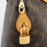 Louis Vuitton Monogram Canvas Lockit MM Satchel (SHF-23823)