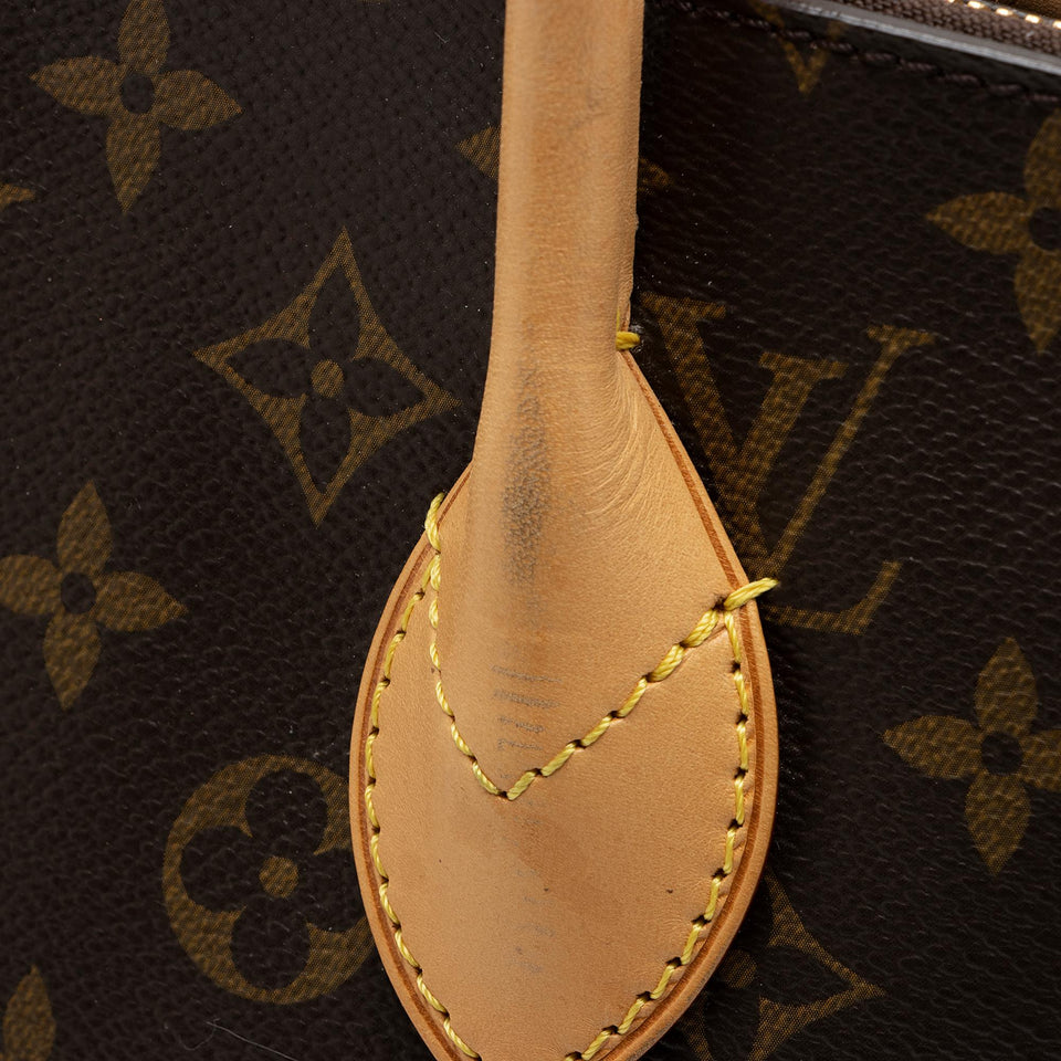 Louis Vuitton Monogram Canvas Lockit MM Satchel (SHF-23823)