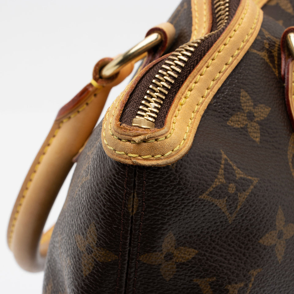Louis Vuitton Monogram Canvas Lockit Satchel (SHF-sassyg)