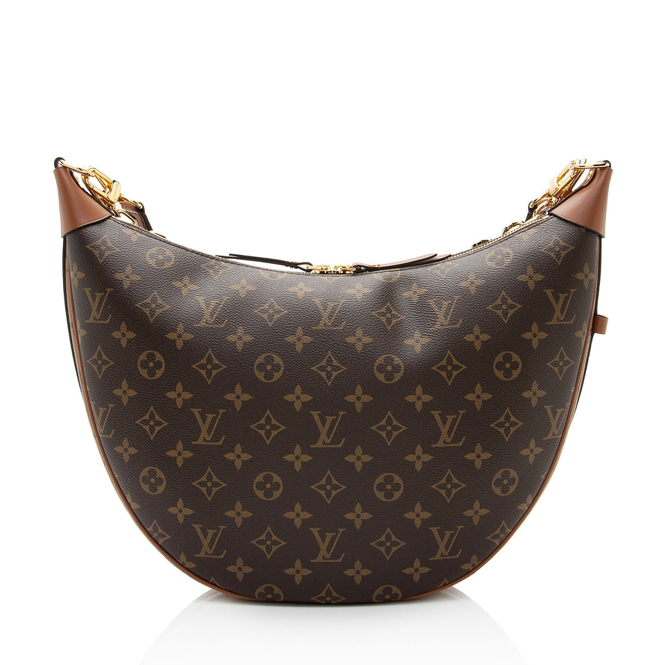 Louis Vuitton Monogram Canvas Loop Hobo (SHF-qc2piY)