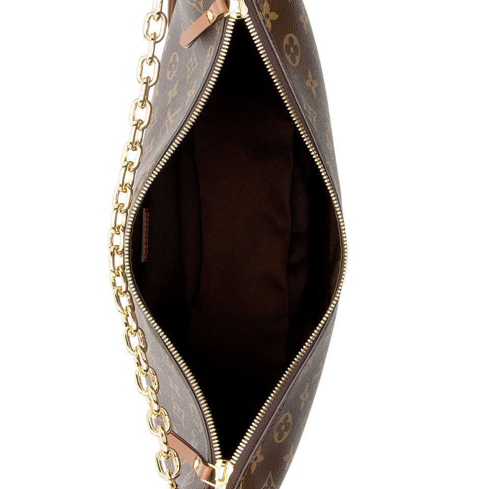 Louis Vuitton Monogram Canvas Loop Hobo (SHF-qc2piY)