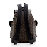 Louis Vuitton Monogram Canvas Macassar Christopher PM Backpack (SHF-21370)