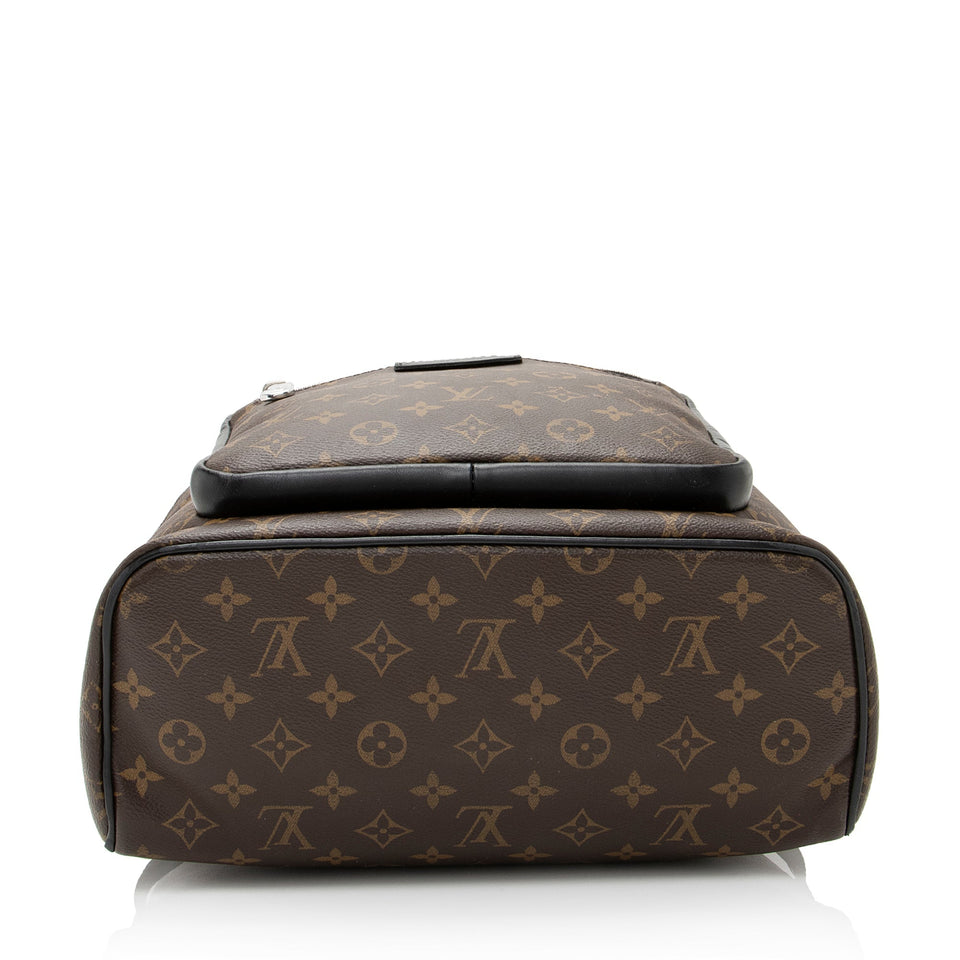 Louis Vuitton Monogram Canvas Macassar Josh Backpack (SHF-22161)