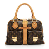 Louis Vuitton Monogram Canvas Manhattan GM Satchel (SHF-23297)