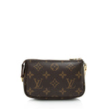 Louis Vuitton Monogram Canvas Mini Pochette Accessoires - FINAL SALE (SHF-IQRtfM)