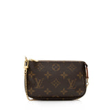 Louis Vuitton Monogram Canvas Mini Pochette Accessoires (SHF-16385)