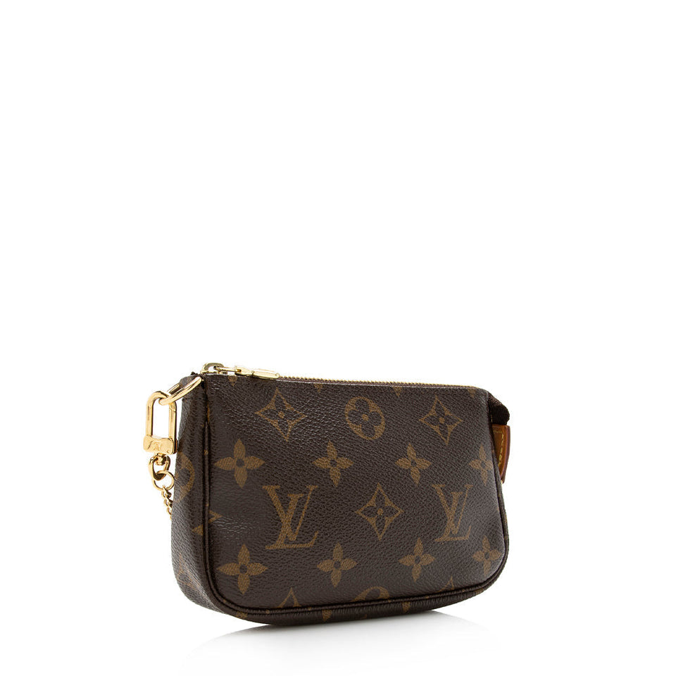 Louis Vuitton Monogram Canvas Mini Pochette Accessoires (SHF-16385)