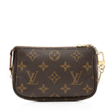 Louis Vuitton Monogram Canvas Mini Pochette Accessoires (SHF-23863)