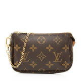 Louis Vuitton Monogram Canvas Mini Pochette Accessoires (SHF-23864)