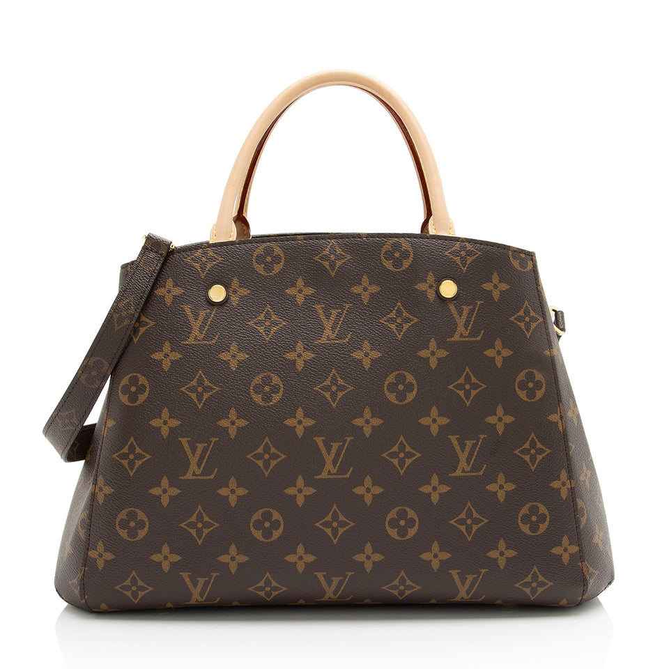 Louis Vuitton Monogram Canvas Montaigne MM Tote (SHF-23444)