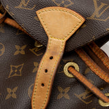 Louis Vuitton Monogram Canvas Montsouris MM Backpack (SHF-21416)