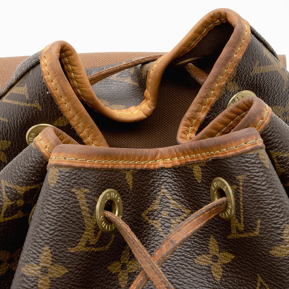 Louis Vuitton Monogram Canvas Montsouris MM Backpack (SHF-21416)