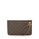 Louis Vuitton Monogram Canvas Neverfull MM Pochette (SHF-23504)