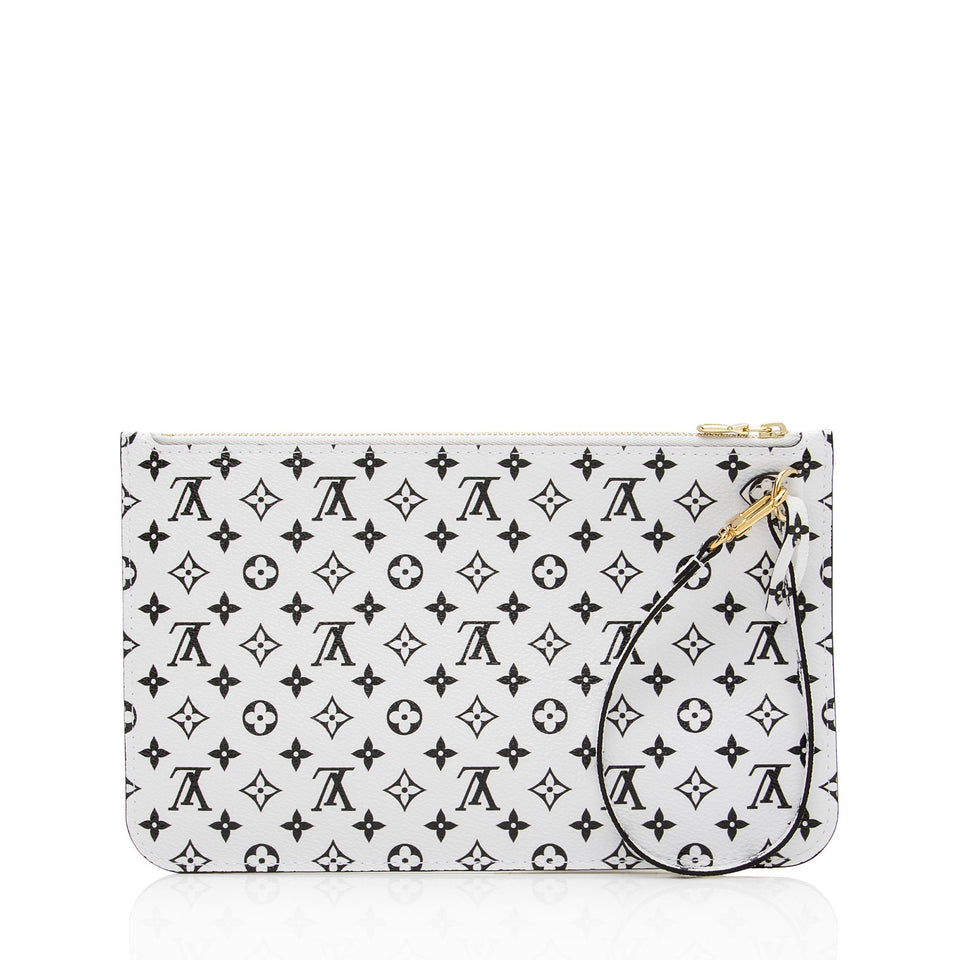 Louis Vuitton Giant Monogram Canvas Neverfull MM Pochette (SHF-6rCN8J)