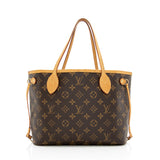 Louis Vuitton Monogram Canvas Neverfull PM Tote (SHF-20528)