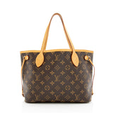 Louis Vuitton Monogram Canvas Neverfull PM Tote (SHF-20528)