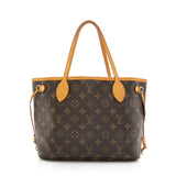 Louis Vuitton Monogram Canvas Neverfull PM Tote (SHF-17775)
