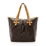Louis Vuitton Monogram Canvas Palermo GM Tote (SHF-bjd1XX)