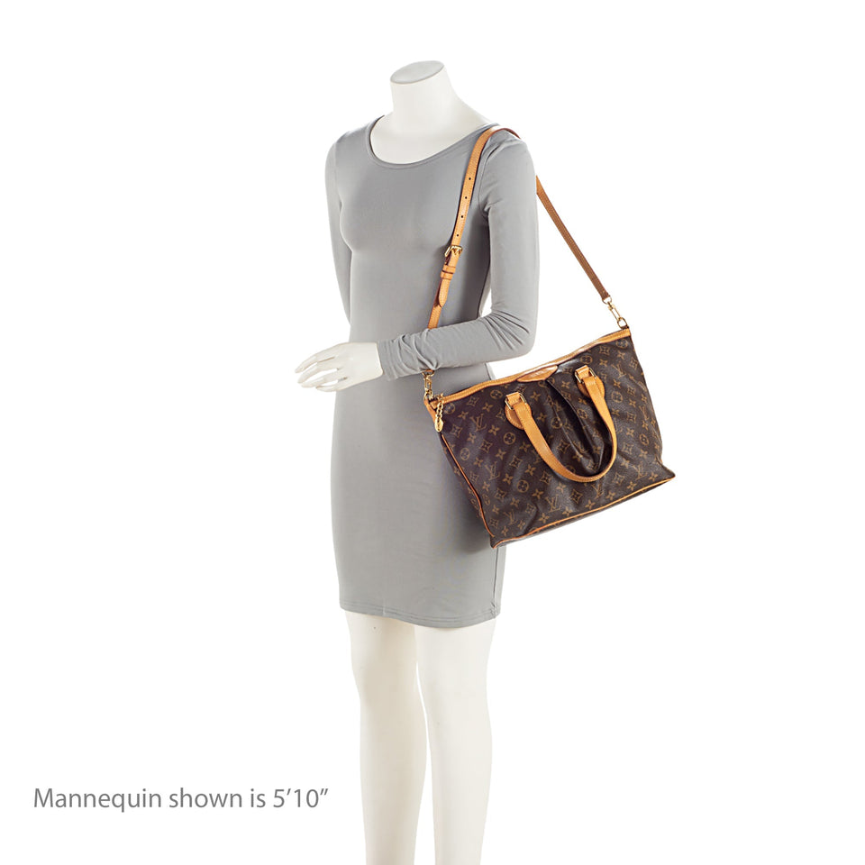 Louis Vuitton Monogram Canvas Palermo PM Tote (SHF-7Kefhj)