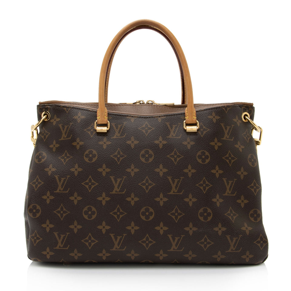 Louis Vuitton Monogram Canvas Pallas Satchel (SHF-fXzYBn)