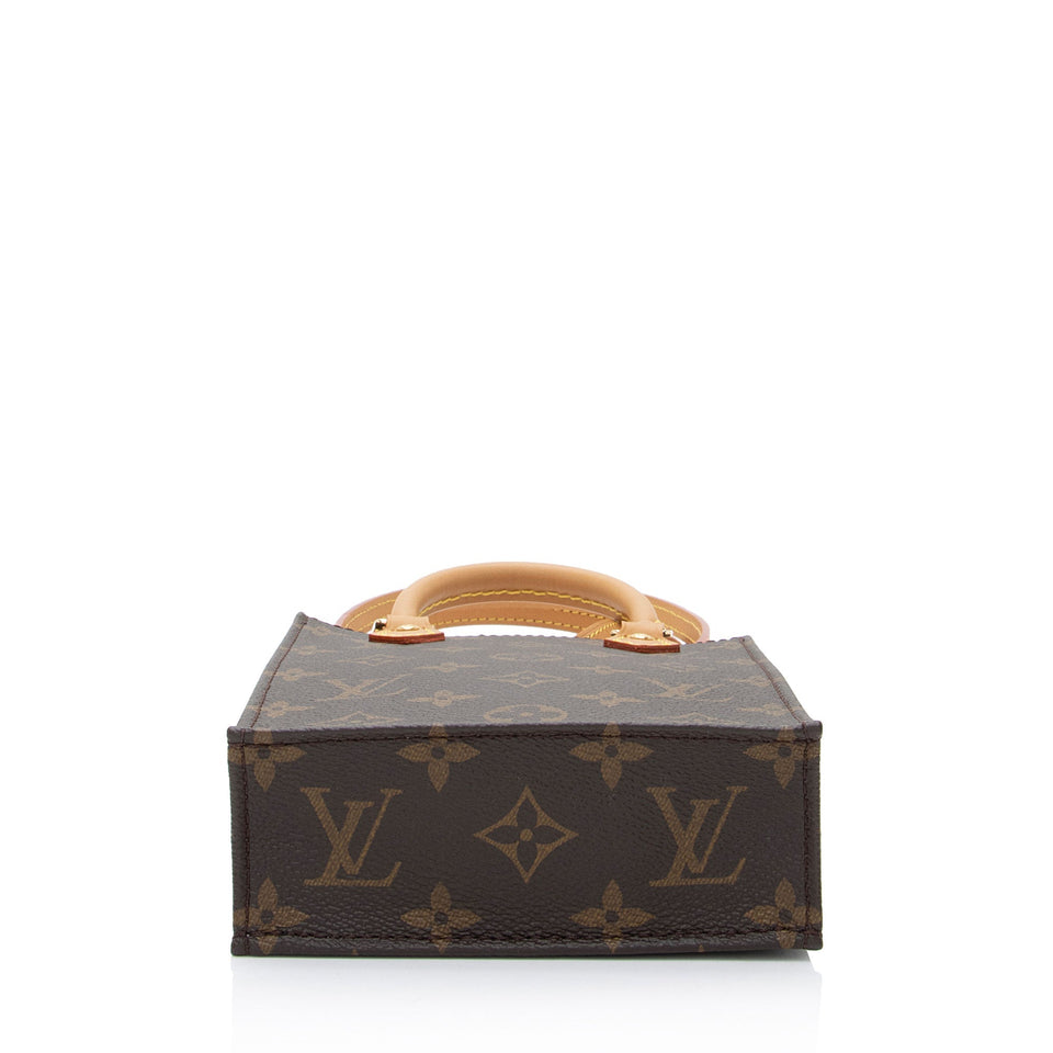 Louis Vuitton Monogram Canvas Petit Sac Plat Shoulder Bag (SHF-Vkwlcf)