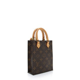 Louis Vuitton Monogram Canvas Petit Sac Plat Shoulder Bag (SHF-Vkwlcf)