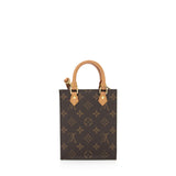 Louis Vuitton Monogram Canvas Petit Sac Plat Shoulder Bag (SHF-NcP7wa)