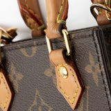 Louis Vuitton Monogram Canvas Petit Sac Plat Shoulder Bag (SHF-NcP7wa)