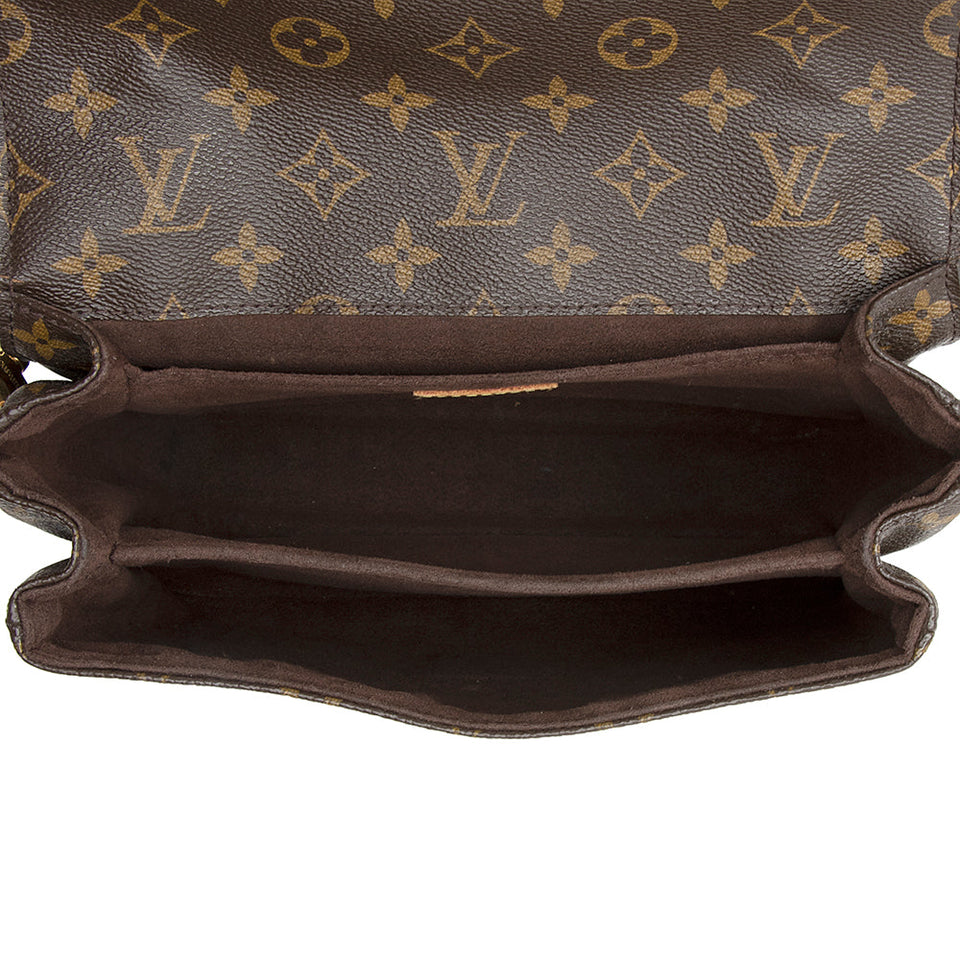 Louis Vuitton Monogram Canvas Pochette Metis Shoulder Bag (SHF-21086)