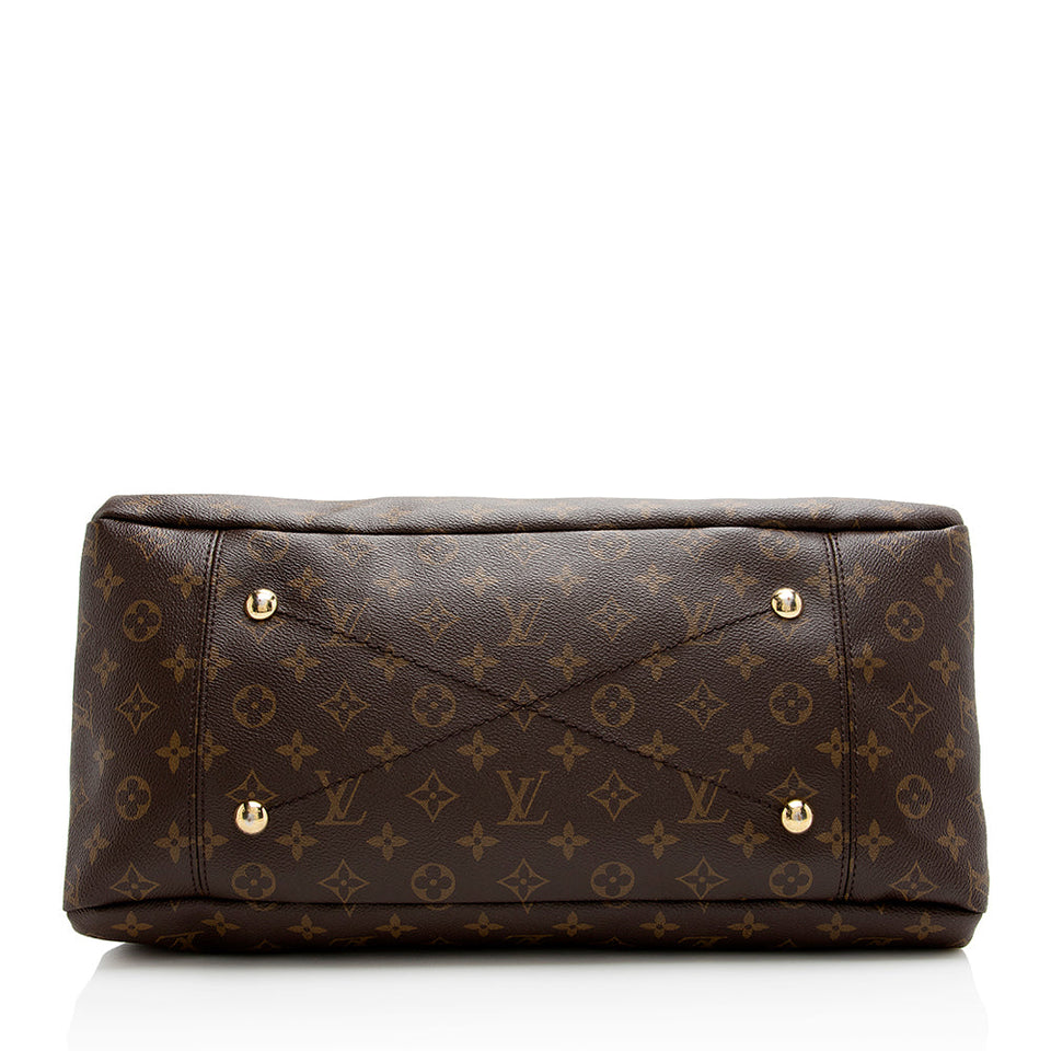 Louis Vuitton Monogram Canvas Python Artsy MM Shoulder Bag (SHF-21743)