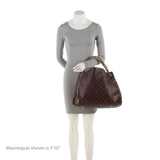 Louis Vuitton Monogram Canvas Python Artsy MM Shoulder Bag (SHF-21743)