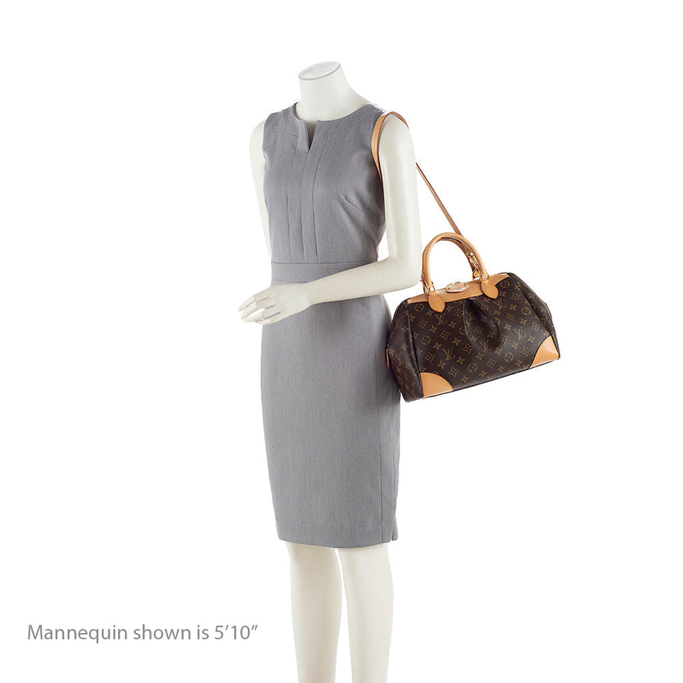 Louis Vuitton Monogram Canvas Segur Satchel (SHF-19651)