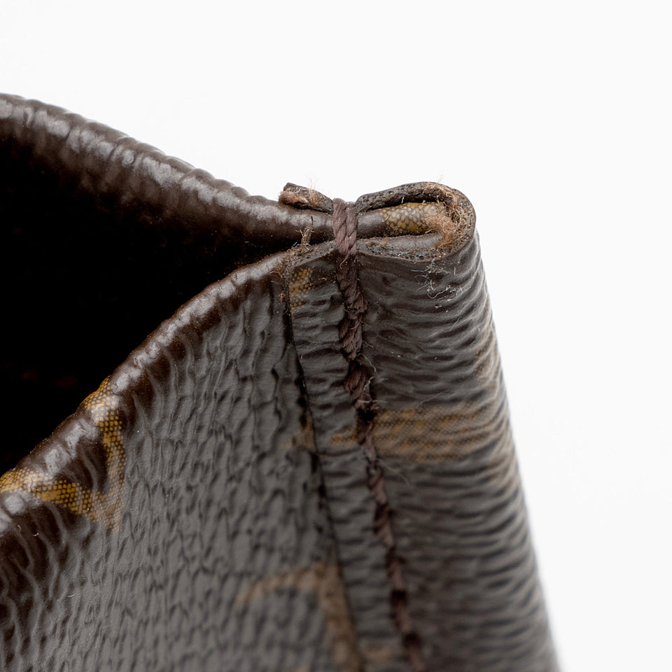 Louis Vuitton Monogram Canvas Shoe Pouch (SHF-22860)