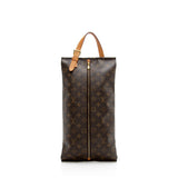 Louis Vuitton Monogram Canvas Shoe Pouch (SHF-22860)