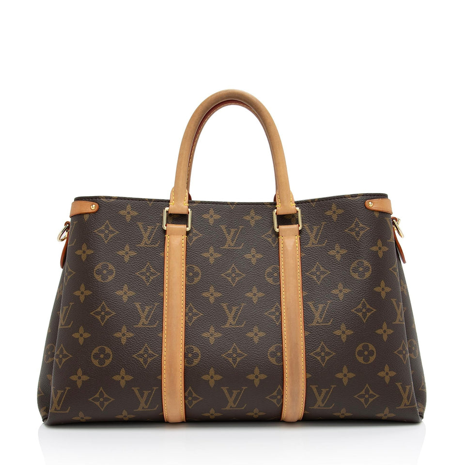 Louis Vuitton Monogram Canvas Soufflot MM Satchel (SHF-cmgf52)