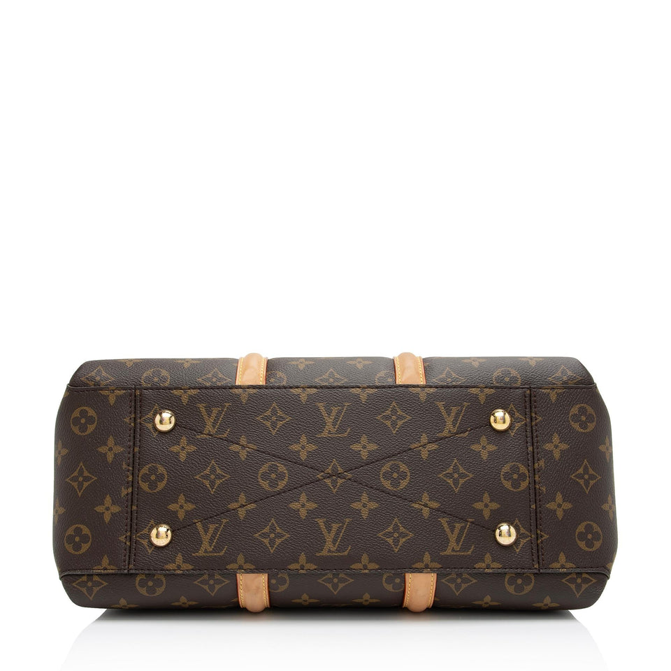 Louis Vuitton Monogram Canvas Soufflot MM Satchel (SHF-cmgf52)