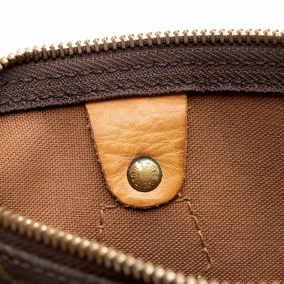 Louis Vuitton Monogram Canvas Speedy 25 Satchel (SHF-21640)