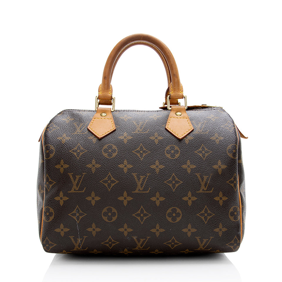 Louis Vuitton Monogram Canvas Speedy 25 Satchel (SHF-21640)