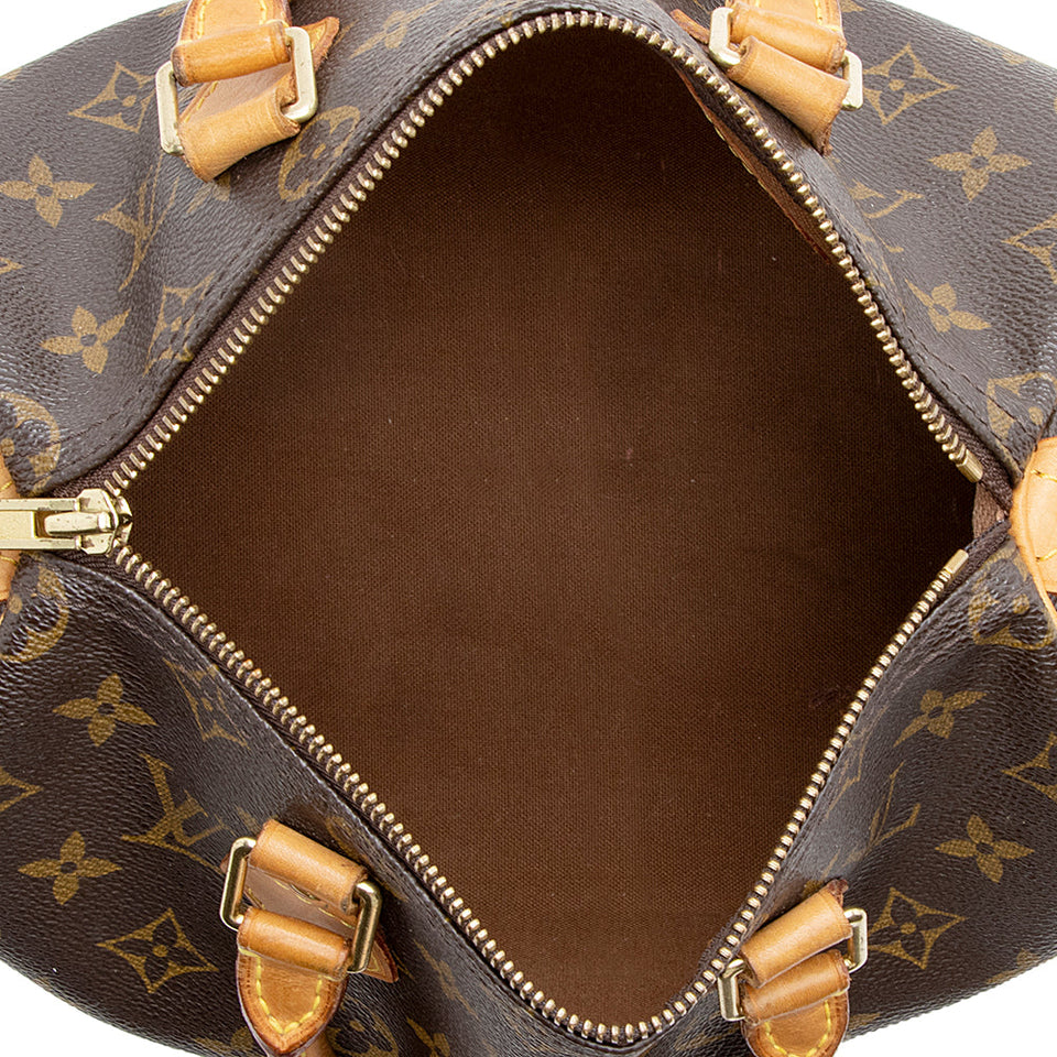 Louis Vuitton Monogram Canvas Speedy 25 Satchel (SHF-21640)