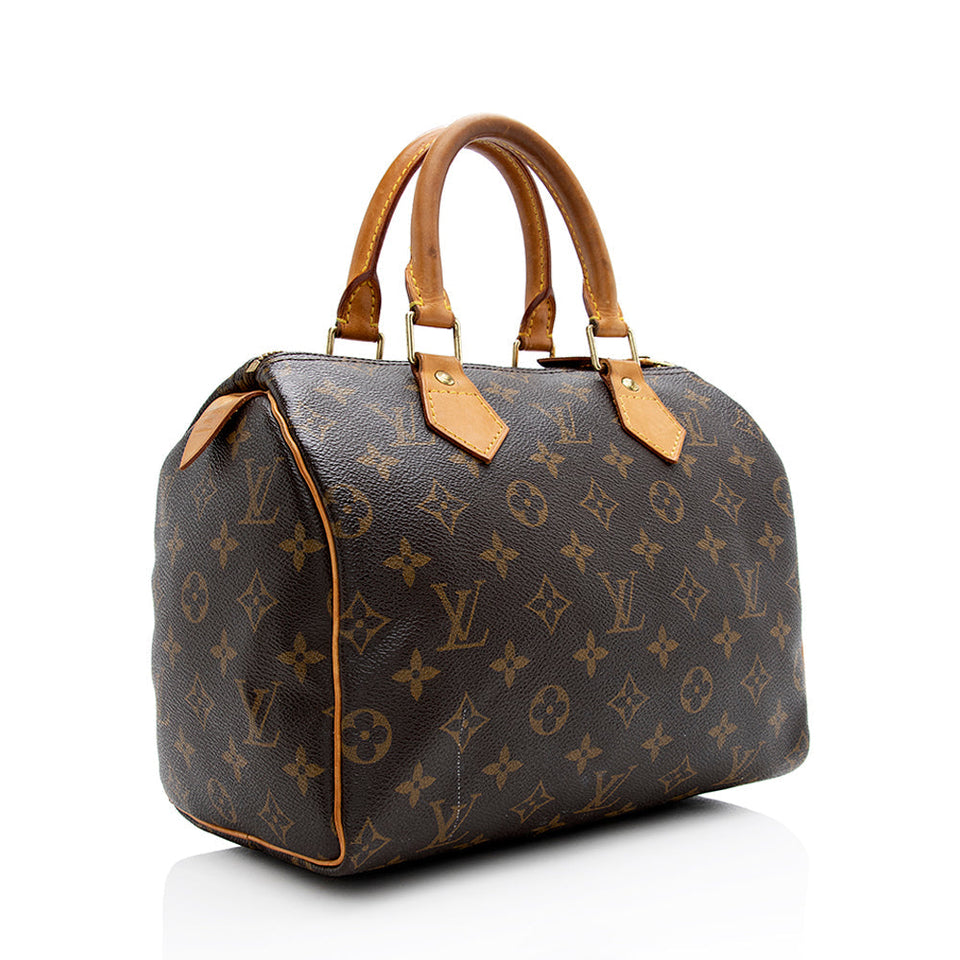 Louis Vuitton Monogram Canvas Speedy 25 Satchel (SHF-21640)