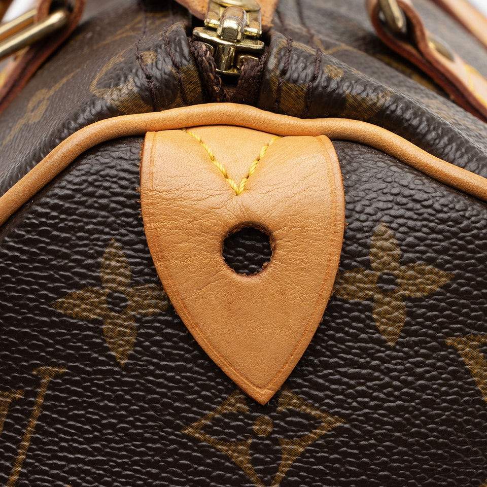 Louis Vuitton Monogram Canvas Speedy 25 Satchel (SHF-gBtHE6)