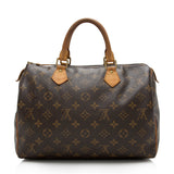 Louis Vuitton Monogram Canvas Speedy 30 Satchel - FINAL SALE (SHF-16606)