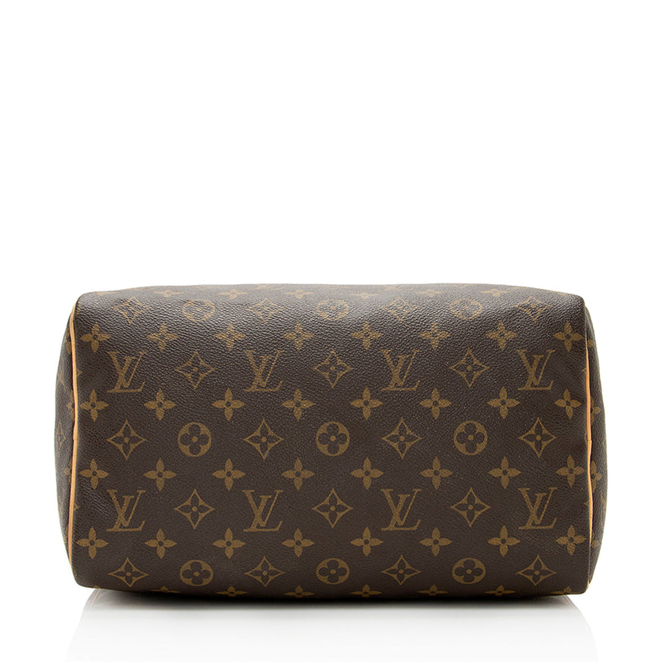 Louis Vuitton Monogram Canvas Speedy 30 Satchel (SHF-20854)