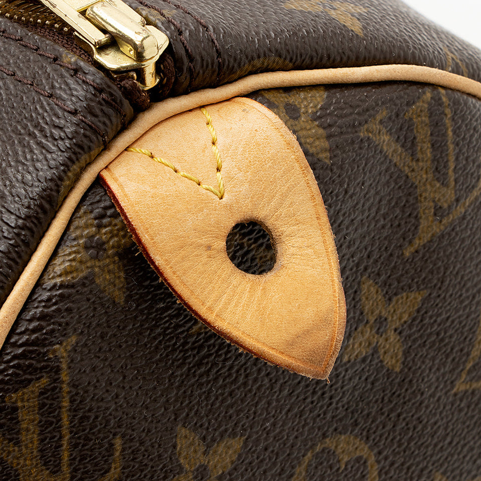 Louis Vuitton Monogram Canvas Speedy 30 Satchel (SHF-20854)