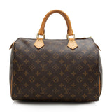 Louis Vuitton Monogram Canvas Speedy 30 Satchel (SHF-22760)