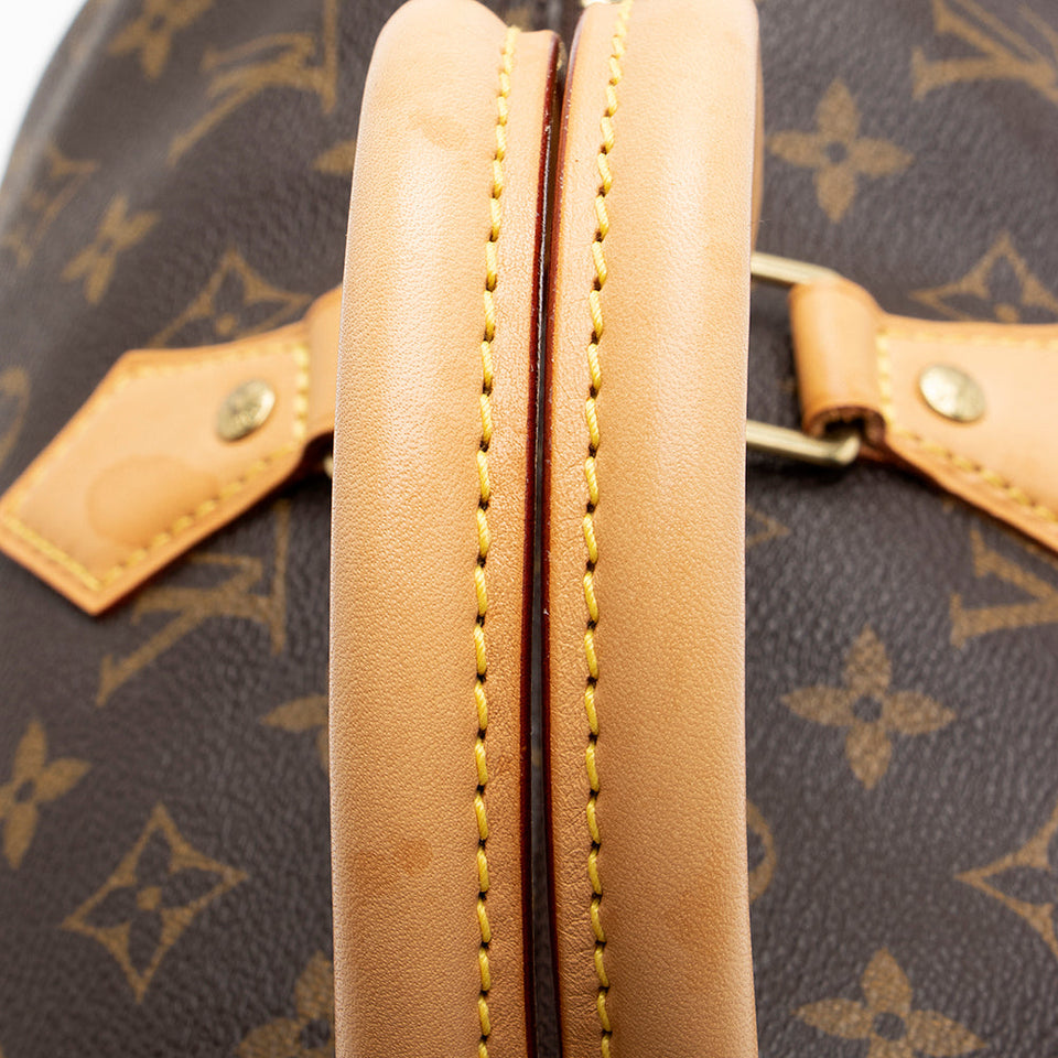 Louis Vuitton Monogram Canvas Speedy 35 Satchel (SHF-20543)