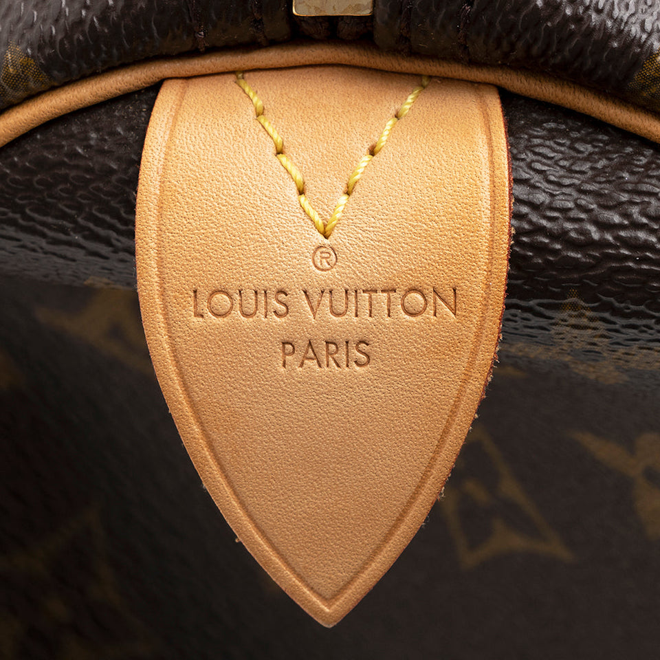 Louis Vuitton Monogram Canvas Speedy 35 Satchel (SHF-20543)