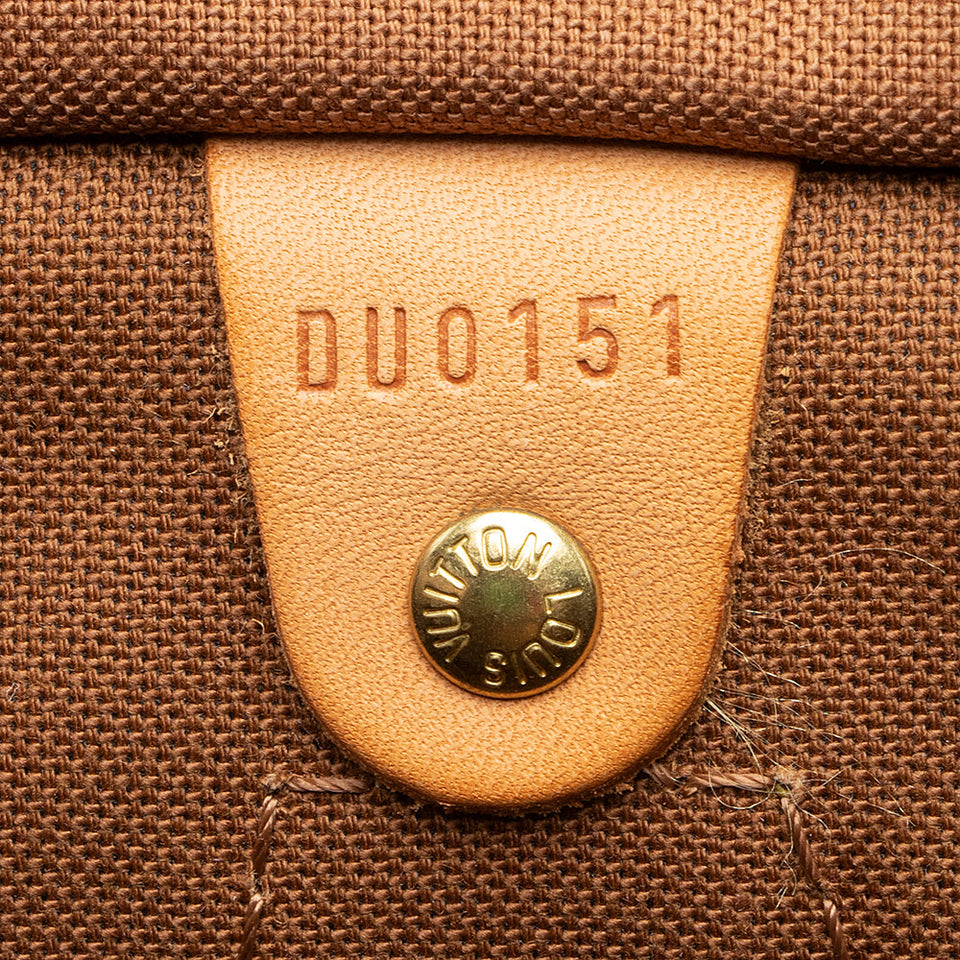 Louis Vuitton Monogram Canvas Speedy 35 Satchel (SHF-21621)